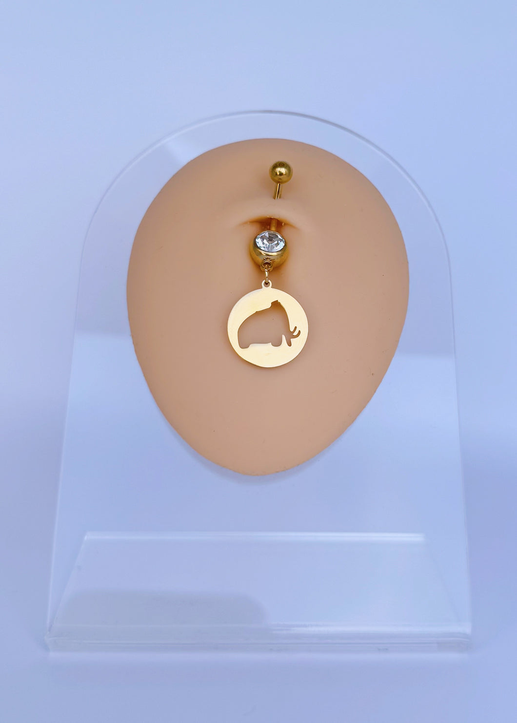 GOLD WOOLI BELLY BUTTON RING