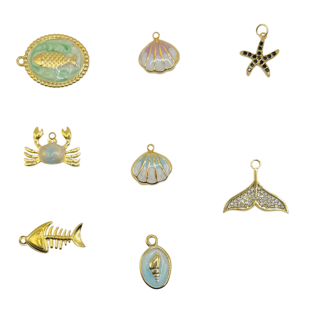 GOLD SEA CHARMS