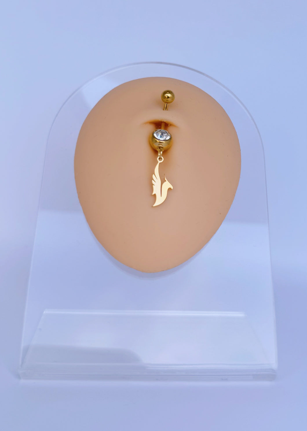 GOLD ILLENIUM BELLY BUTTON RING