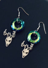 Load image into Gallery viewer, CRYSTAL O RING VOYD EARRINGS
