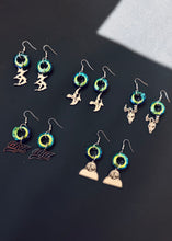 Load image into Gallery viewer, CRYSTAL O RING EXCISION X ILLENIUM EARRINGS
