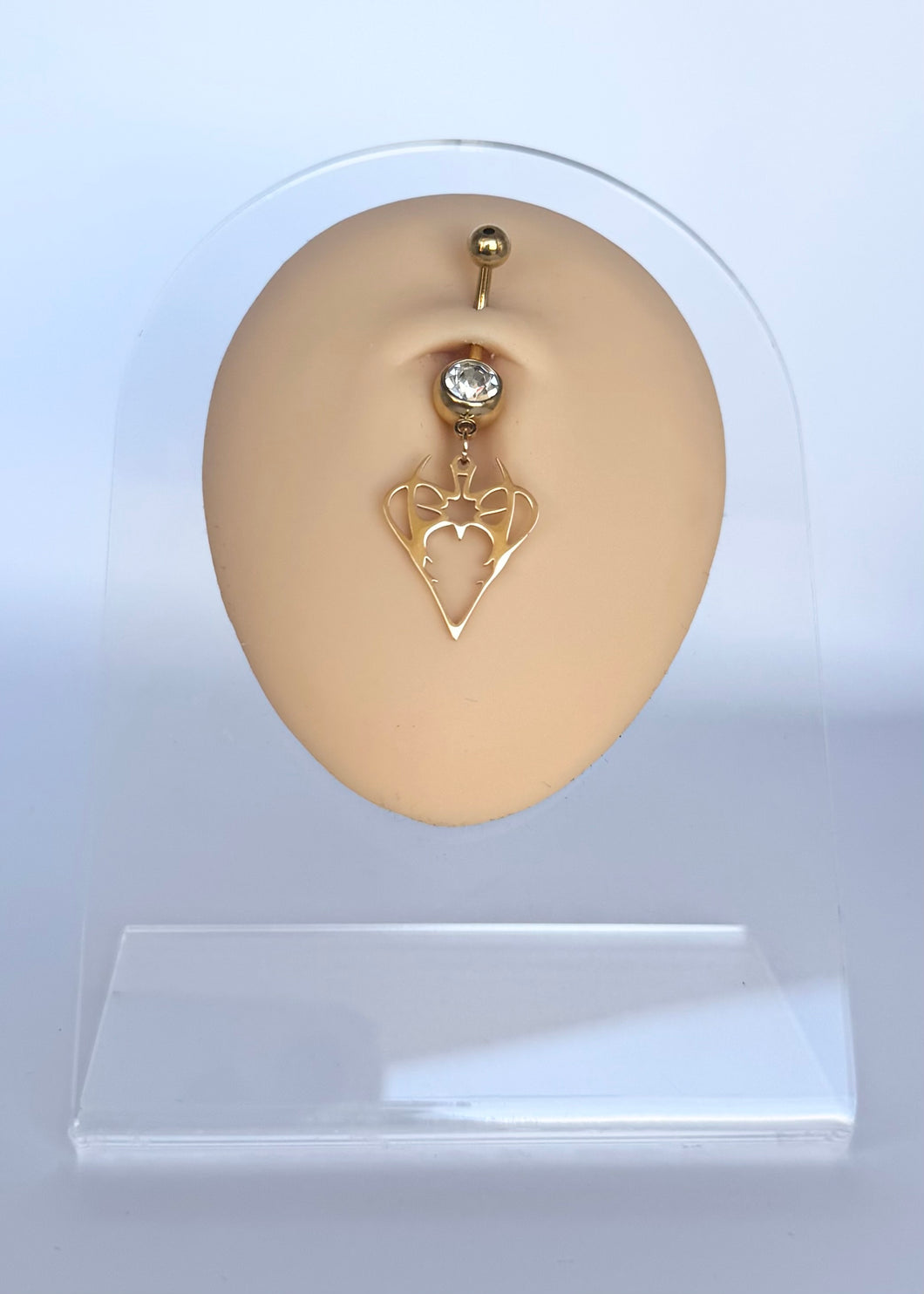 GOLD ISOKNOCK BELLY BUTTON RING