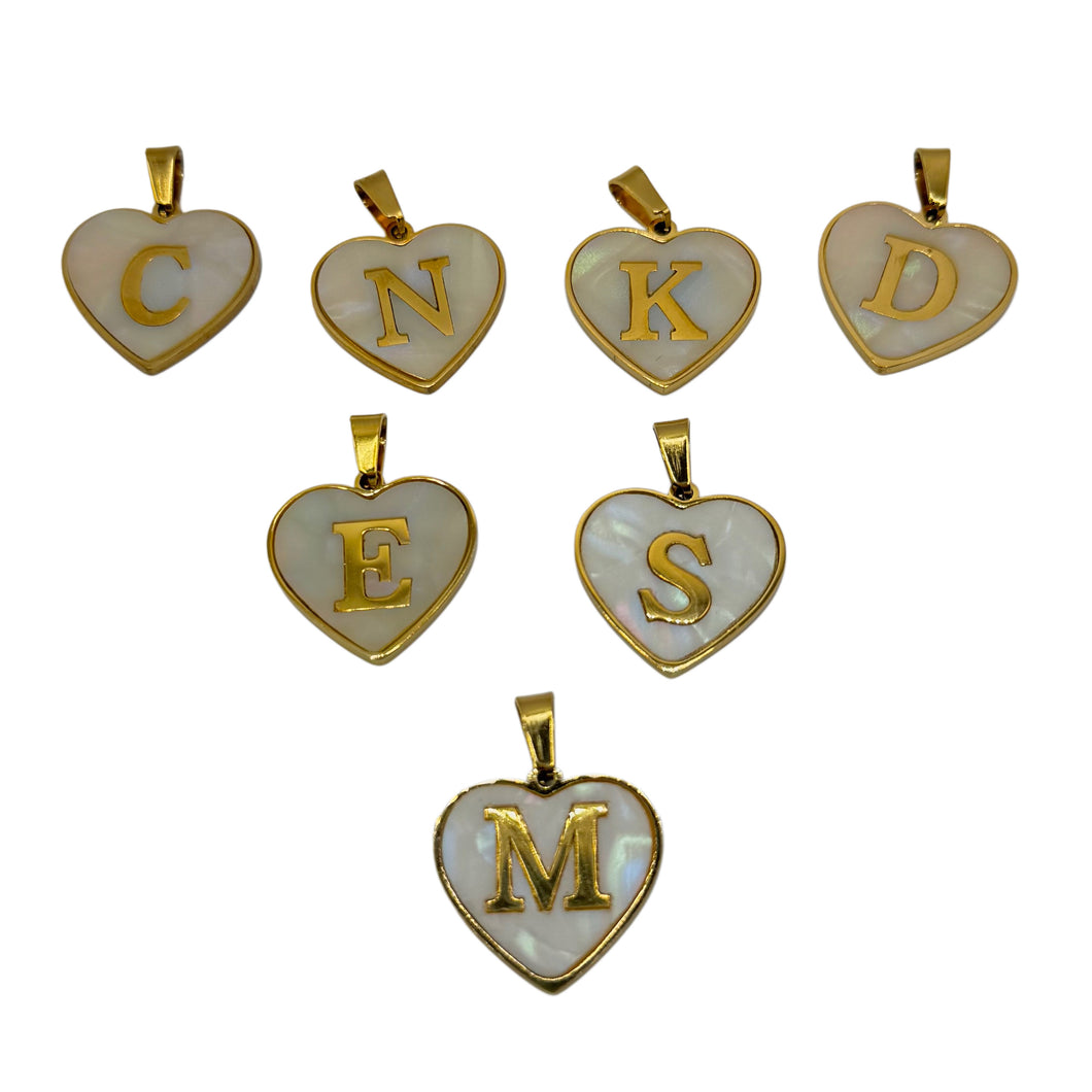 GOLD LARGE LETTER CHARMS