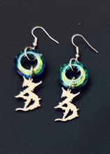 Load image into Gallery viewer, CRYSTAL O RING ZD EARRINGS
