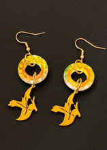 Load image into Gallery viewer, GOLD CRYSTAL O RING EXCISION X ILLENIUM EARRINGS
