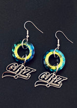 Load image into Gallery viewer, CRYSTAL O RING GRIZ EARRINGS

