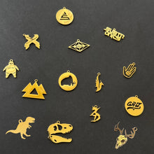 Load image into Gallery viewer, GOLD EDM CHARMS

