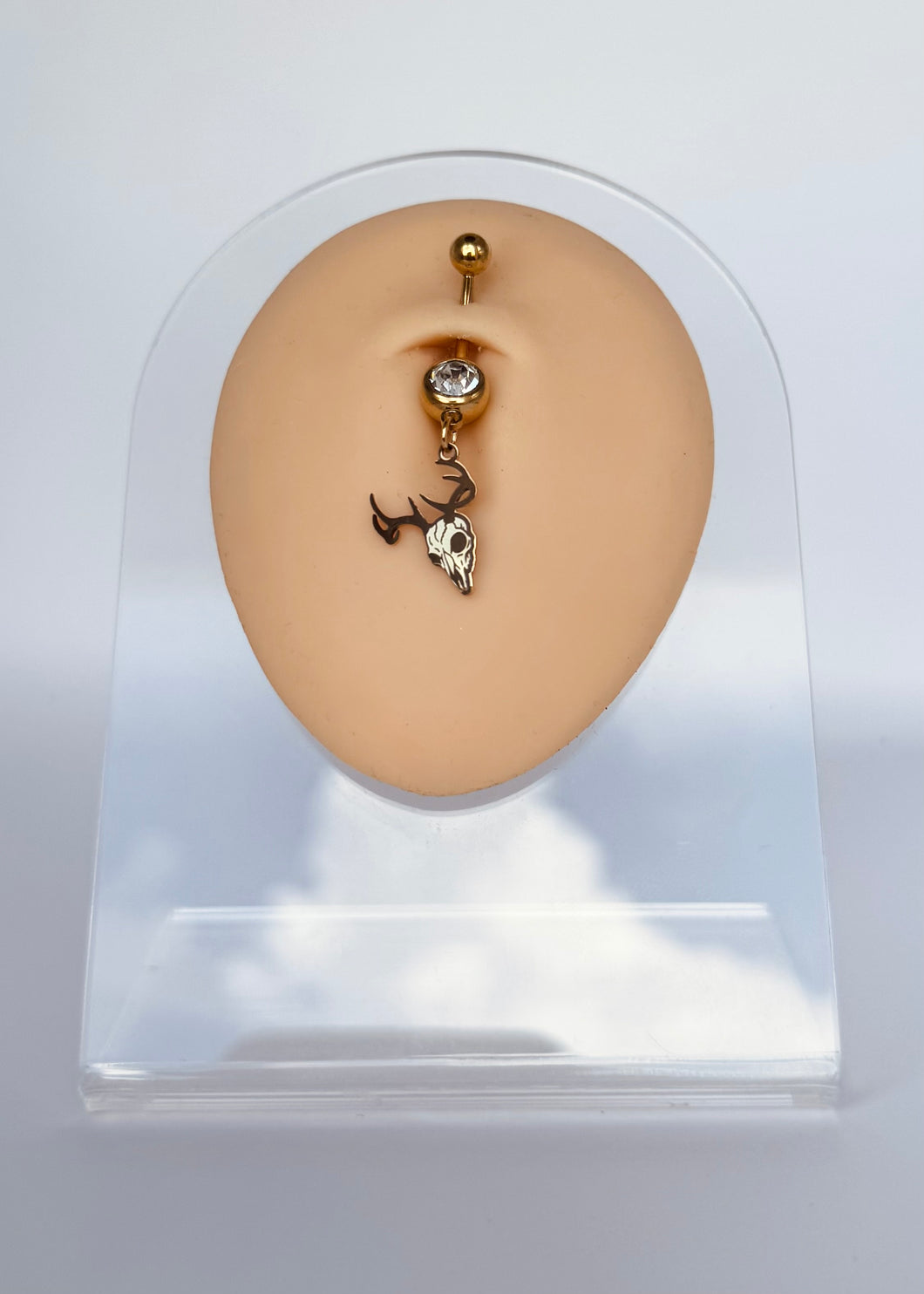 GOLD VOYD BELLY BUTTON RING