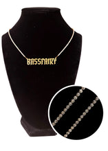 Load image into Gallery viewer, GOLD ZIRCONIA CHAIN BASSFAIRY
