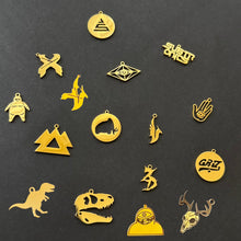 Load image into Gallery viewer, GOLD EDM CHARMS
