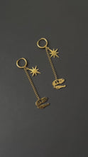 Load and play video in Gallery viewer, GOLD CUSTOMIZABLE STELLAR EARRINGS
